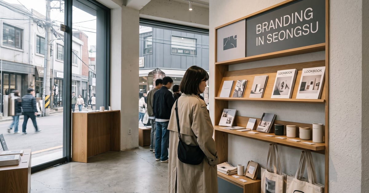 Branding à Seongsu, quartier créatif de Séoul réinventant l'identité des marques modernes